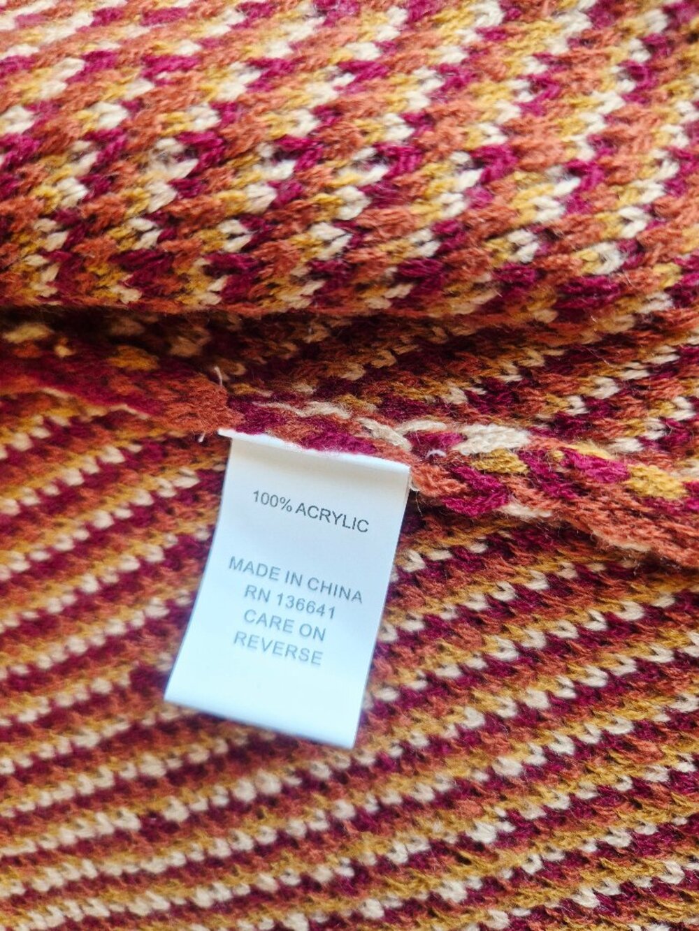 NWoT Cotton & Rye Southwestern Aztec Concho Cardigan Pocket Brown Red - Picture 12 of 13